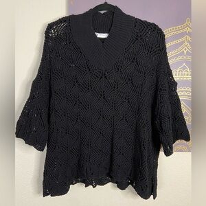 ZARA Open Knit Sweater